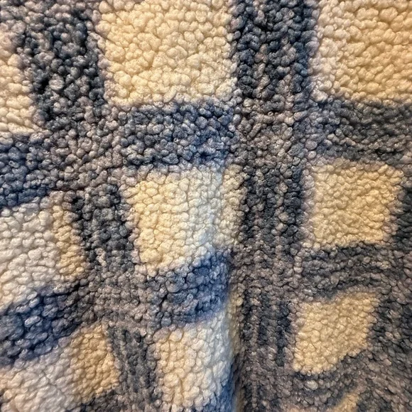 MARBLE Blue and Cream Teddy Jacket - Picture 9 of 9